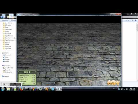 Ogre + Bullet example with sourcecode