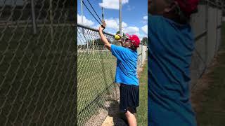How to attach fly ball  launcher to fence,  visit www.flyballlauncher.com screenshot 5