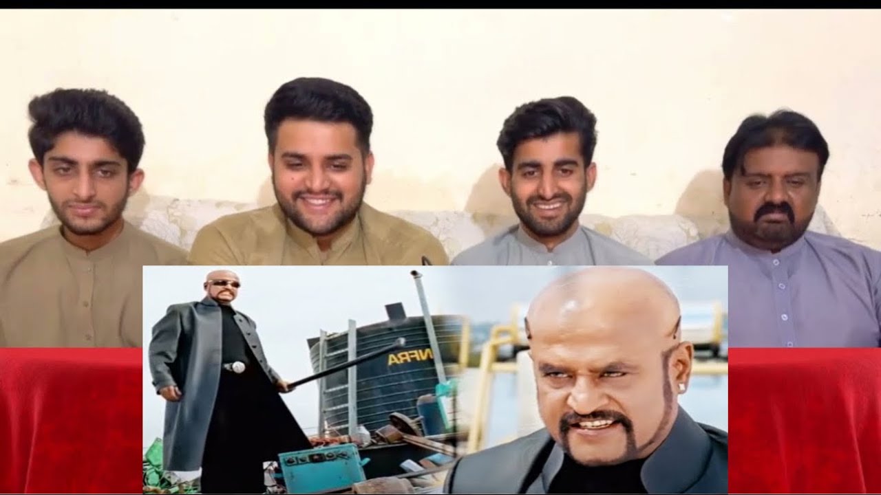 Reaction on रजनीकांत पुलिस की बोलती बंद कर देता है l Sivaji The Boss Best Scene