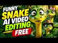 How to Make Funny AI Snake Video? Viral Ai Snake Video Kaise Banaye | Funny Ai Snake Video Editing