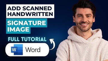 How to Add a Scanned Handwritten Signature Image in Word [2025 Guide]