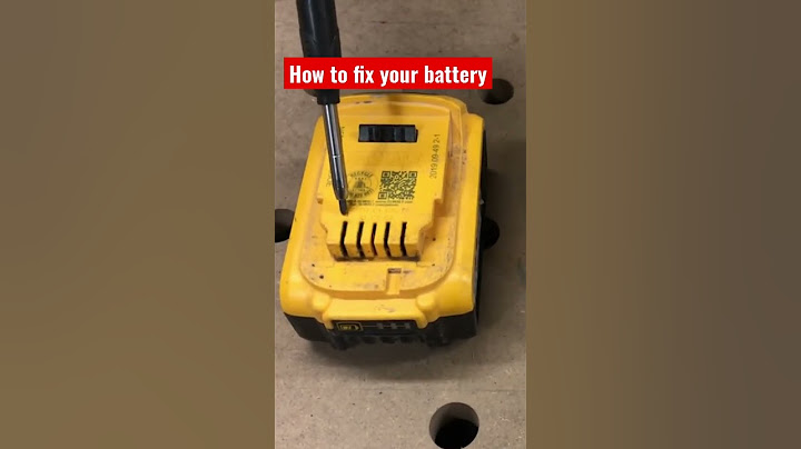How to fix your dewalt battery #battery #diy #tools #fixtools
