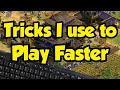 10 Tricks I use to play faster [AoE2]