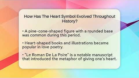 How Has The Heart Symbol Evolved Throughout History? - The Prose Path