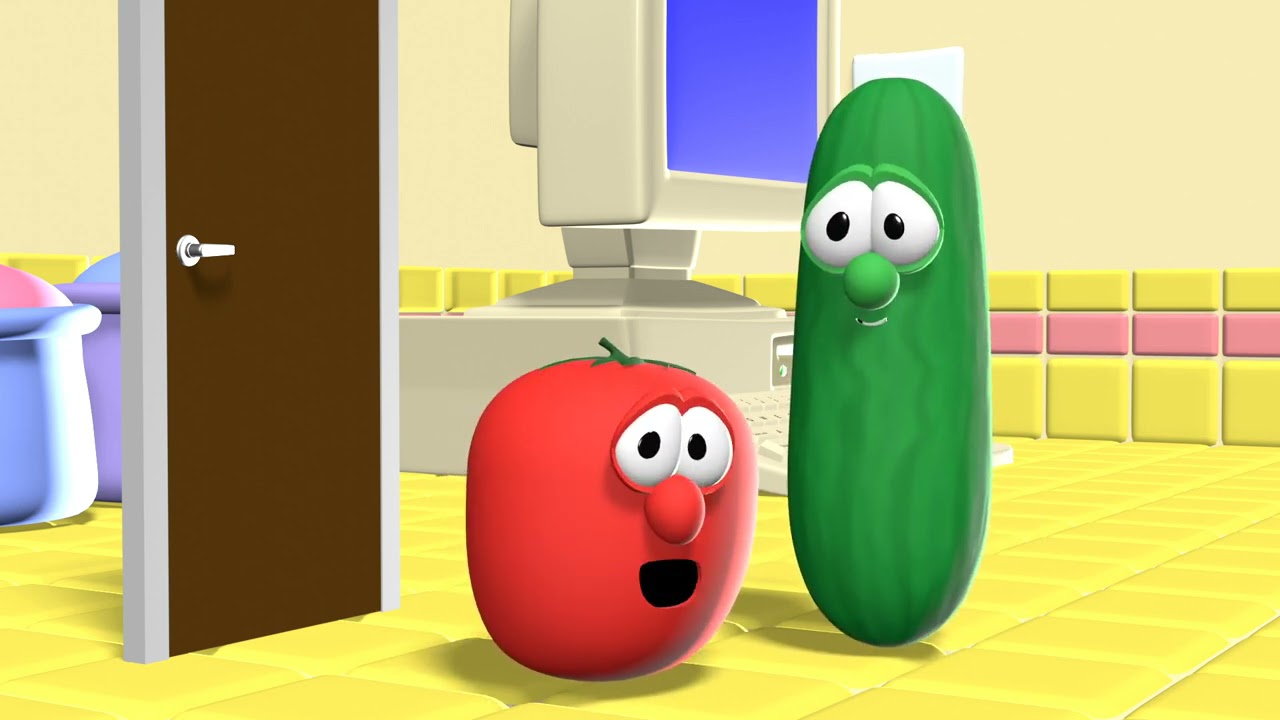 Верните эту штуку туда, откуда она пришла, или помогите мне! (Анимация VeggieTales)