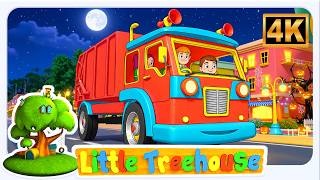 halloween wheels garbage truck song cartoon video kids