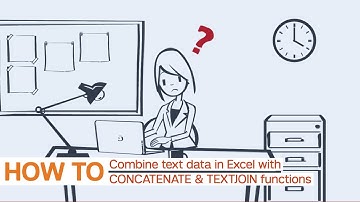 TipUp: Combine Text Data in Excel with CONCATENATE & TEXTJOIN Functions