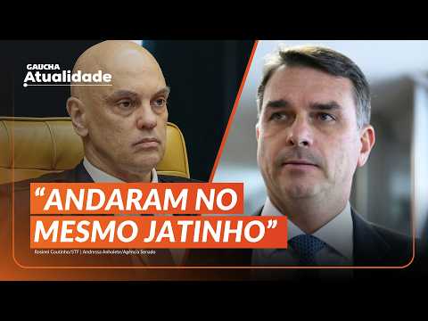 FLÁVIO BOLSONARO flew on the same VORCARO jet used by MORAES | Gaúcha Atualidade
