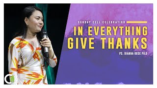 IN ALL THINGS GIVE THANKS! Sunday Online Service 11/06/22