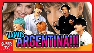 Idol coreano reacciona a actrices argentinas | HolaCorea