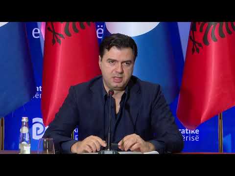 🔴#LIVE - Kryetari i Partisë Demokratike,  Lulzim Basha, konferencë me gazetarët në seli.