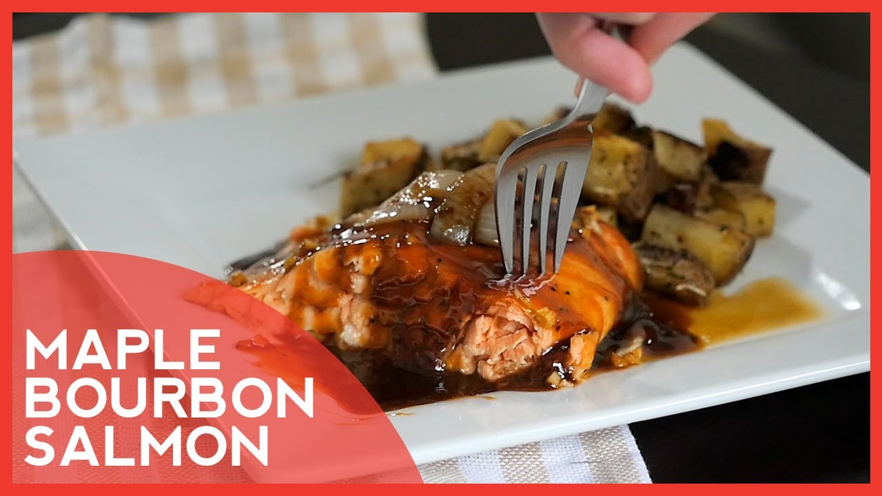 How to Make Maple Bourbon Salmon - YouTube
