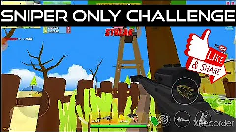 SNIPER ONLY CHALLENGE IN DUDE THEFT WARS