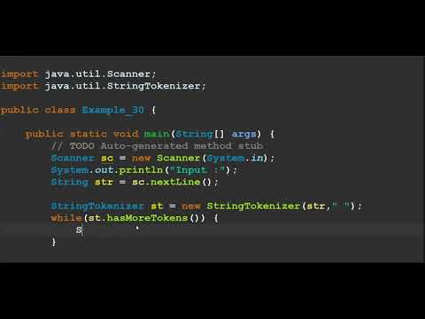 How to print each word in new line in Java? | StringTokenizer