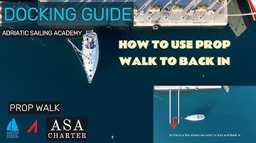 How to use prop walk to back in - Docking guide - Adriatic Sailing Academy