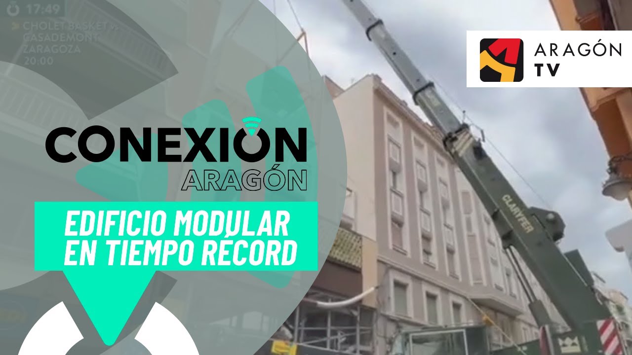 Un edificio modular de viviendas en tiempo récord.