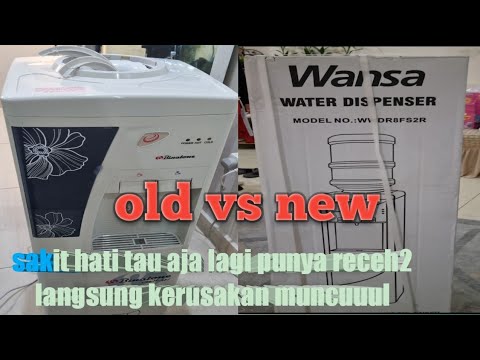 Unboxing water dispenser from wansa tau bae lagi ada receh - YouTube