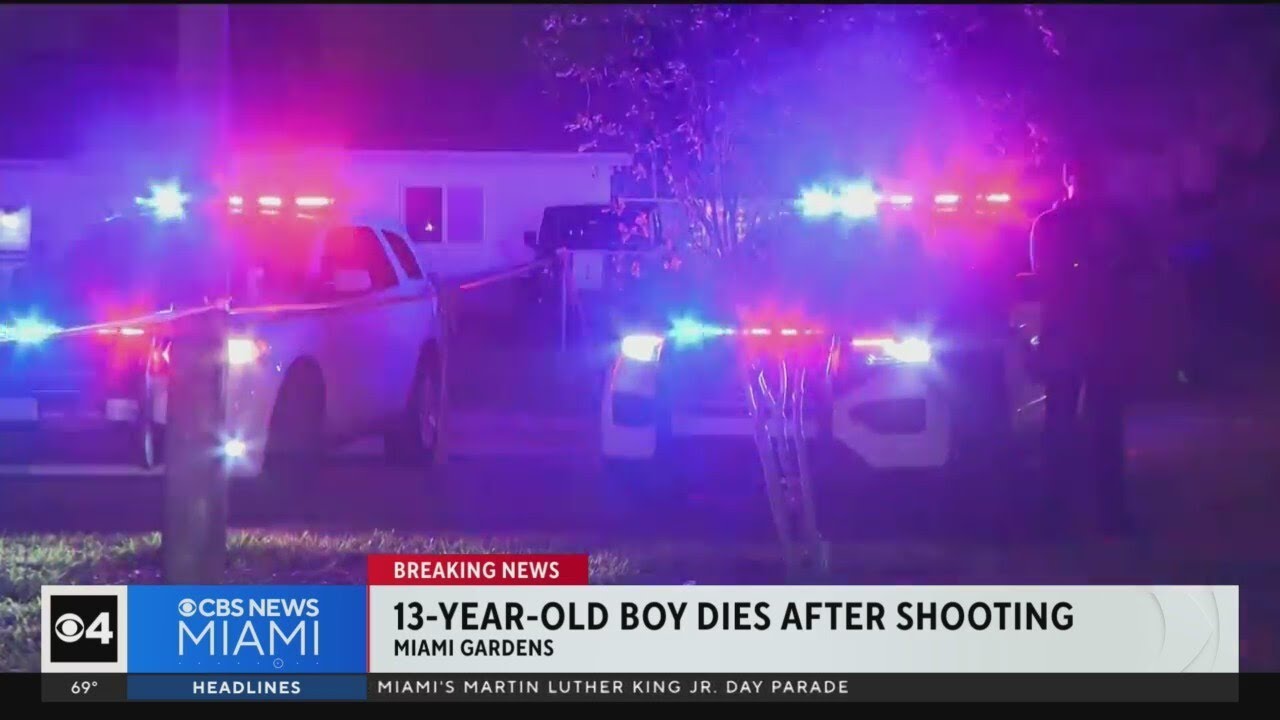 Boy, 13, dies after getting shot in the head at Miami Gardens home ...