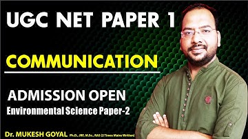 Communication UGC NTA NET II संचार UGC NTA NET Paper II