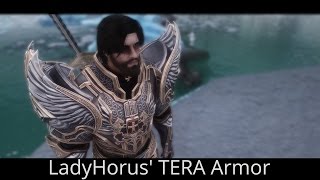 Skyrim mod spotlight 2016 - LadyHorus' TERA Armor for UUNP and Males