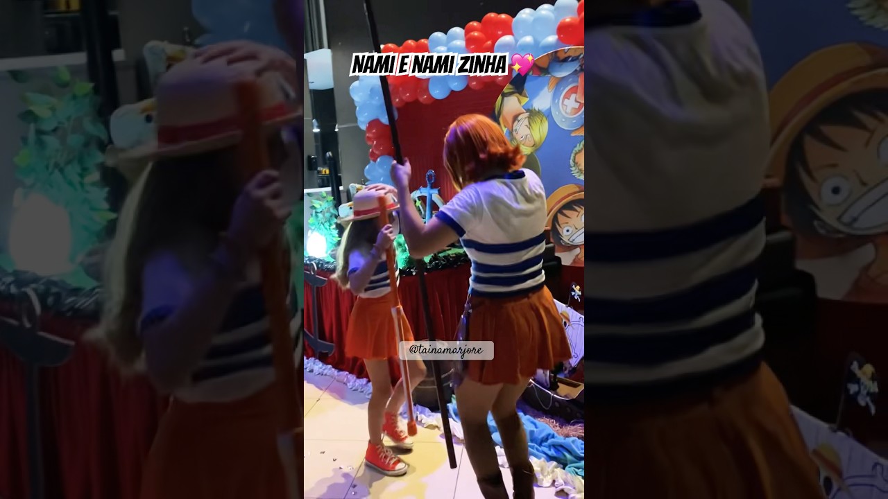 Nami e Namizinha #shorts #onepiececosplay #onepiece #anime #luffy #mugiwara #onepiececosplay