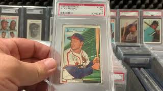 5 Vintage HOF Cards Stan Musial Paul Waner Johnny Mize Richie Ashburn Carl Hubbe