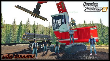 Painting Our Own Roads! - Logging Crew 88 - Farming Simulator 2019 - FDR Logging