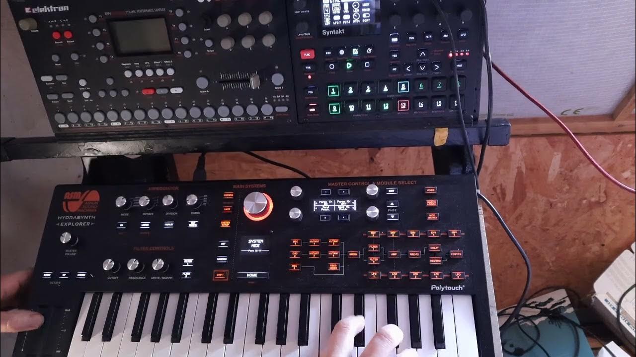 Mini Midi Keyboard with pads for the OT mk2 Octatrack Elektronauts