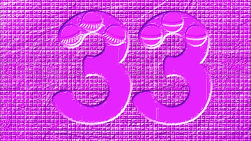 Endless Numbers Count 33, Pink Effect, Inversion Effect, Bevel Effect & G major Effect.