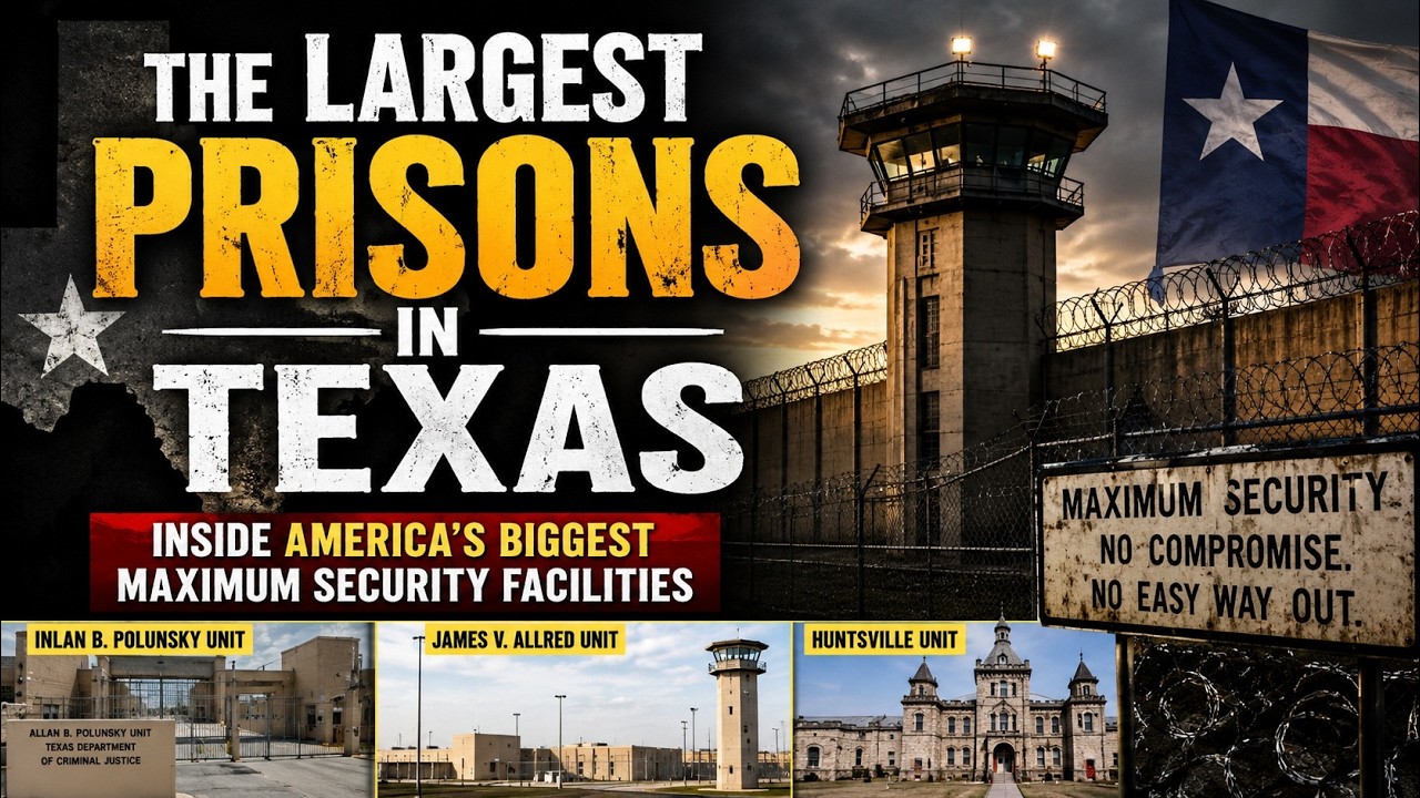 The Largest Prisons in Texas — Inside America’s Biggest Maximum