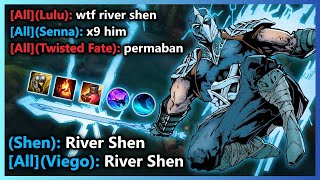 River Shen but it's high ELO and I actually carry the game