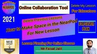 How to make Space in the NearPod for Creating New Lesson Plan 2021