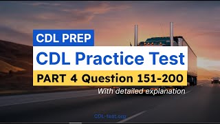 CDL Practice Test 2022 - Part 4 - Exam-Like Questions [Question and Answers with Explanation] screenshot 2