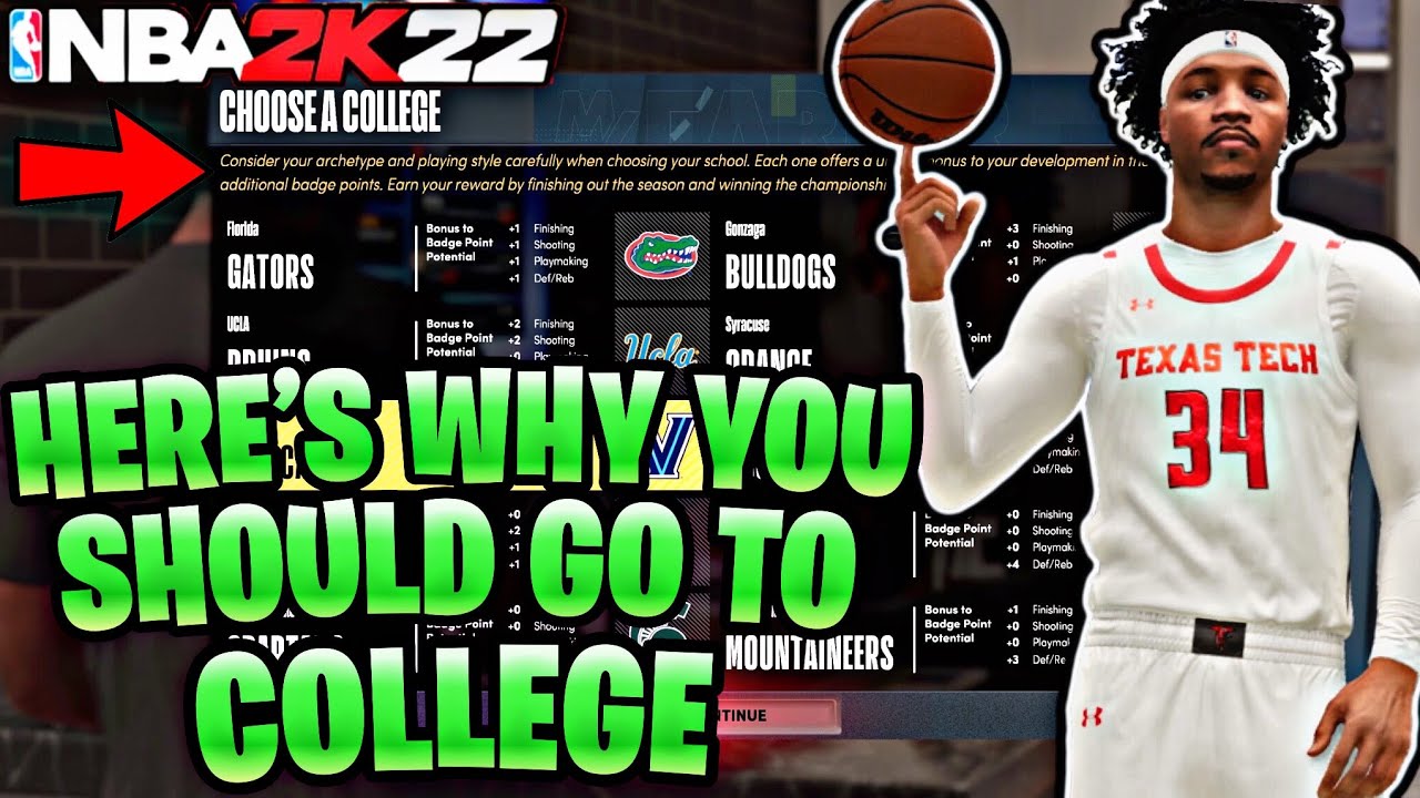 NBA 2K22 Next Gen MyCareer Tips: #1 (Go to College) - YouTube