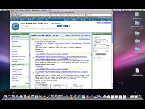 Ebsco Search