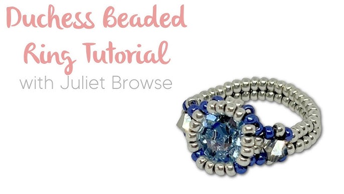 How to Make Scarf Rings from Buttons and Keyrings / The Beading Gem