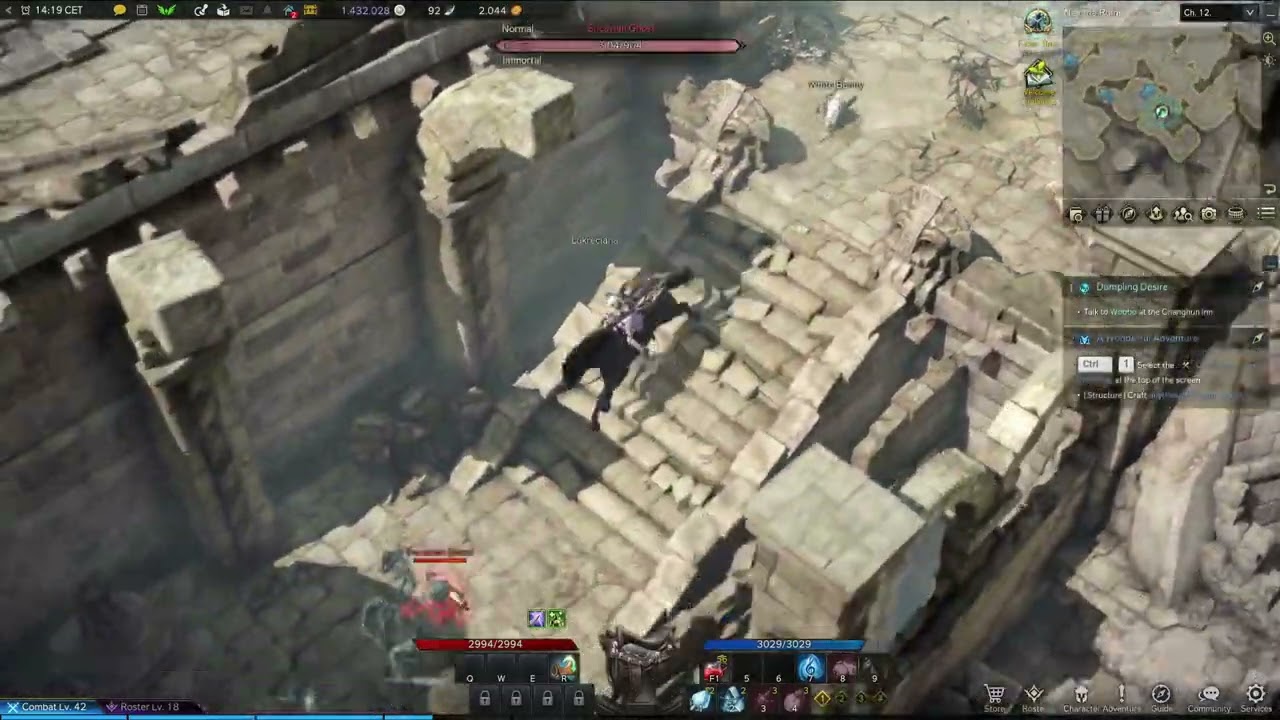 Lost Ark Lone Insec't Demonic Cave Epic Secret Map. Yudia/Ozhorn Hill