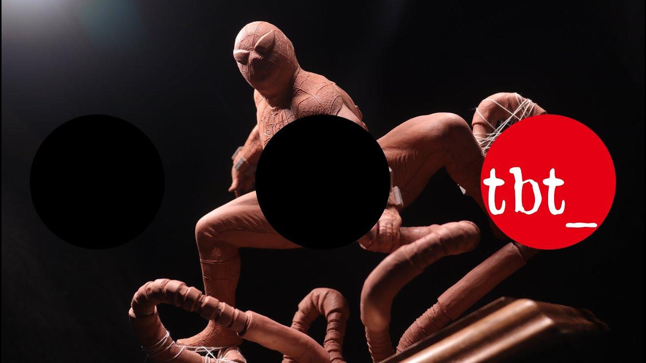 The Web Head | a spider-man sculpt - YouTube