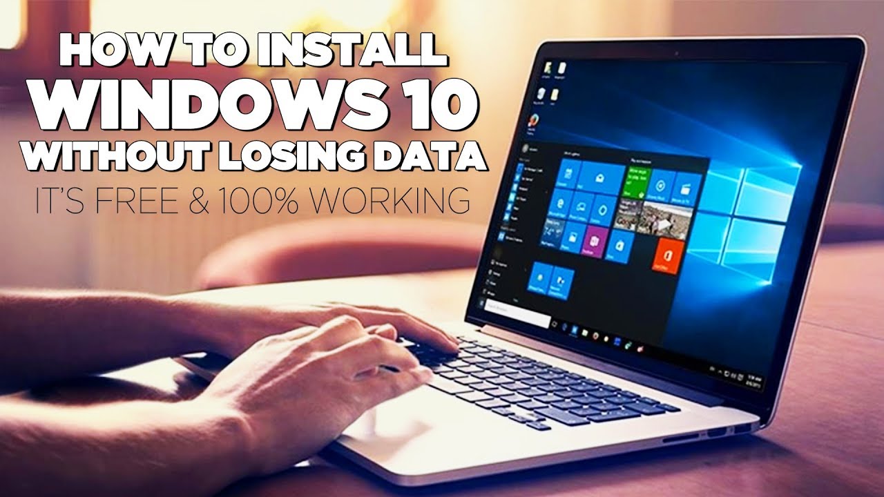 How to Install Windows 17 without losing Data