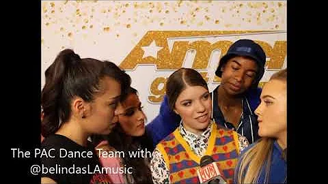 America's Got Talent AGT 13 Live Shows Week 1 Interview - PAC Dance Team