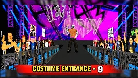 WR3D 23 Jeff hardy 2008 updated Entrance Custom Graphics Pack & Theme Remix