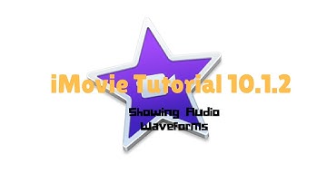 iMovie (ver. 10.1.2) Showing Waveforms