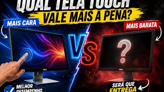 Tela touch CARA vs BARATA 😳🔥 Qual vale mais a pena?