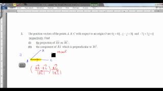 JC2 H2 Math Vectors 2 Assignment