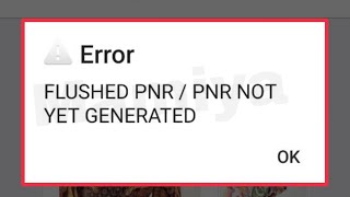 IRCTC Rail Connect App Fix Flushed PNR / PNR Not yet generated problem solve screenshot 4