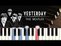 Yesterday | The Beatles (MIDI + synthesia tutorial + piano sheets