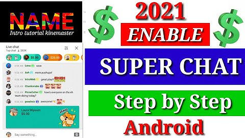 How to enable super chat on youtube || Step by Step // Android Mobile// #Bdasvideo #superchat