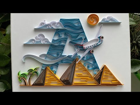 DIY. Quilling paper art tutorial / Мастер-класс по контурному квиллингу