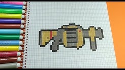 como hacer el lanzagranadas de fortnite pixel art duration 14 29 - armas de fortnite en minecraft