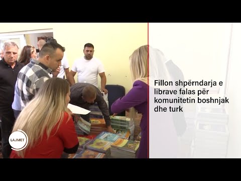 Fillon shpërndarja e librave falas për komunitetin boshnjak dhe turk